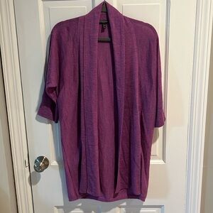 Eileen Fisher Petite 100% Royal Alpaca Cardigan